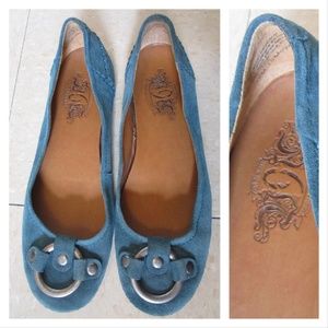 Nine West Vintage Suede Ballet Sz 10M